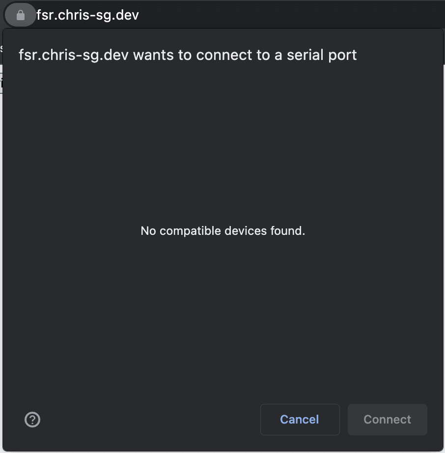 Serial Connection View